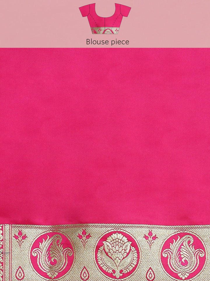 Grey Banarasi Silk Saree With Embellished Heavy Zari Paisley Weave