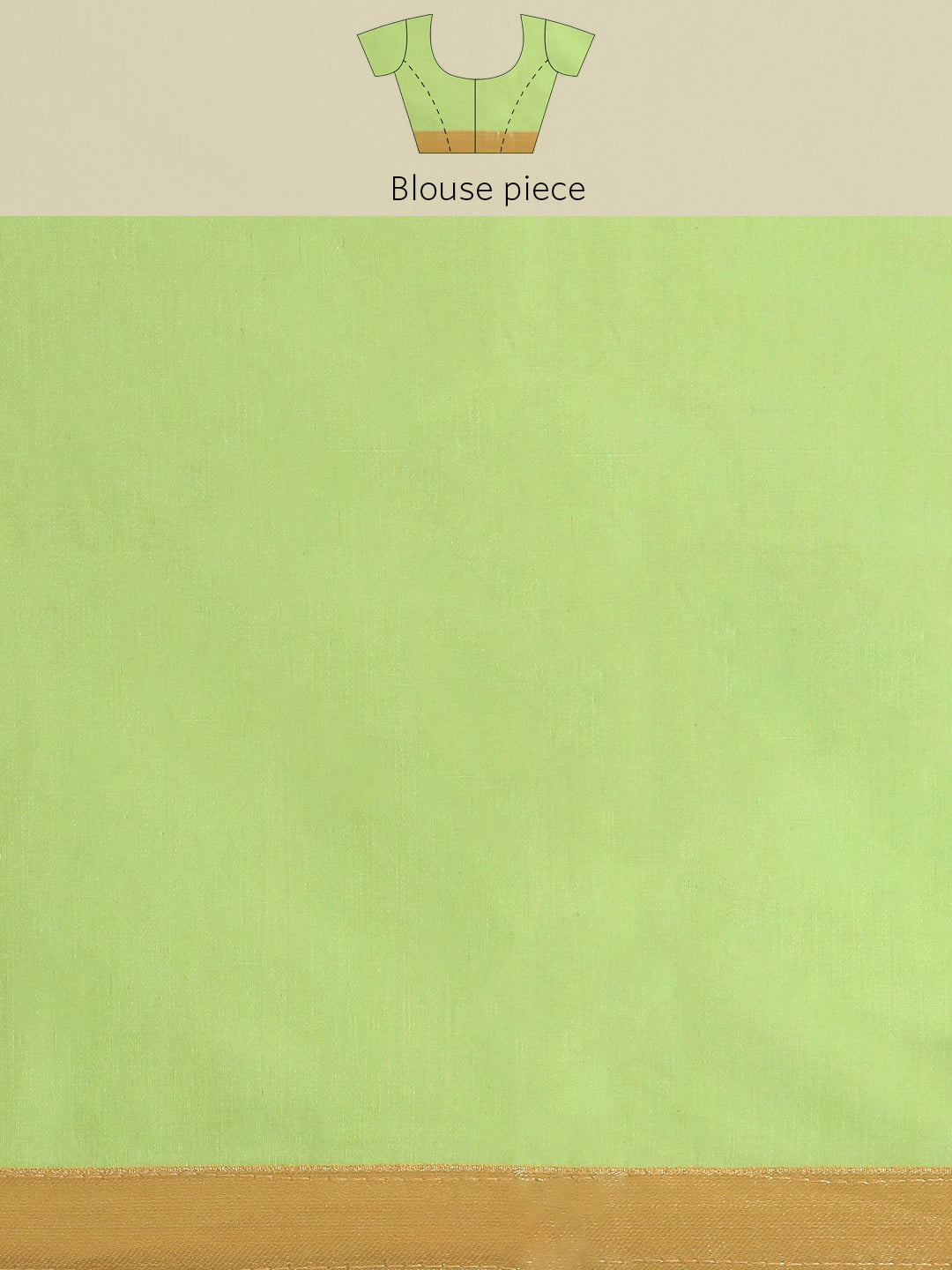 Pista Green Paisley Resham Thread Embroidery Cotton Tussar Saree