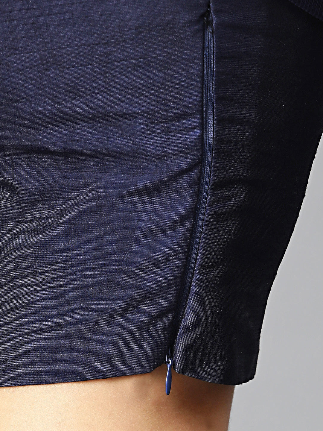 Mirror Work Crop Top Lehenga Choli with Attached Draped Dupatta