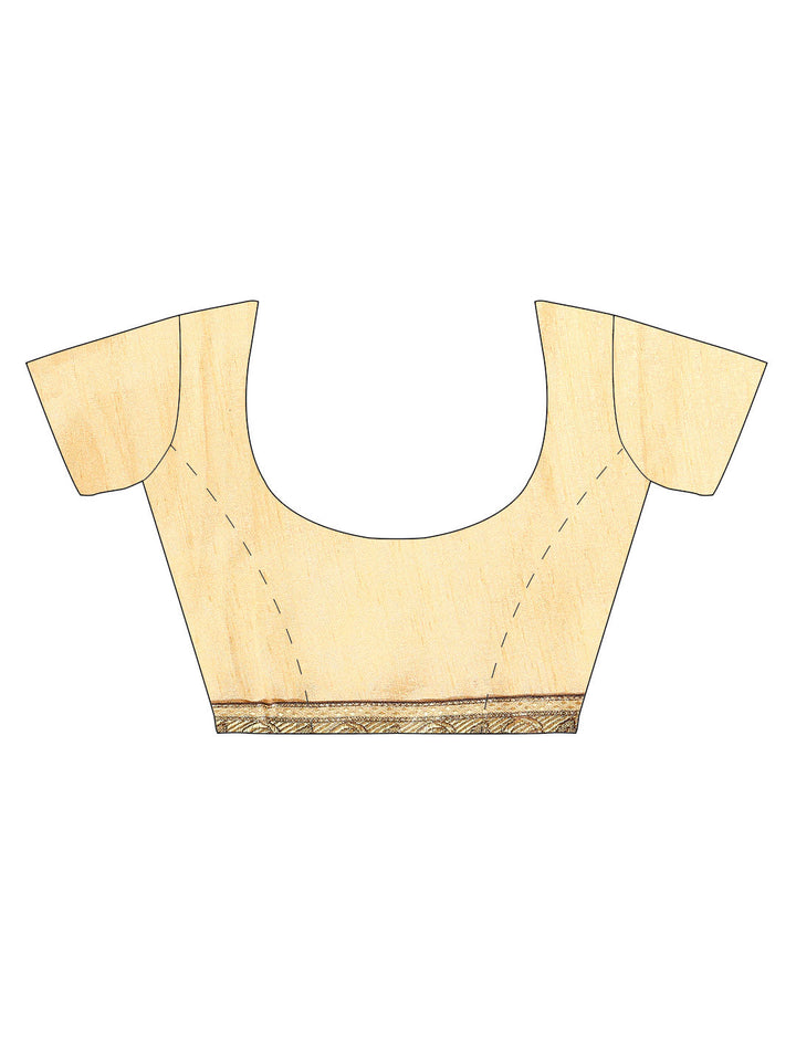 Ombre Saree with Resham Zari Embroidered Floral Motifs