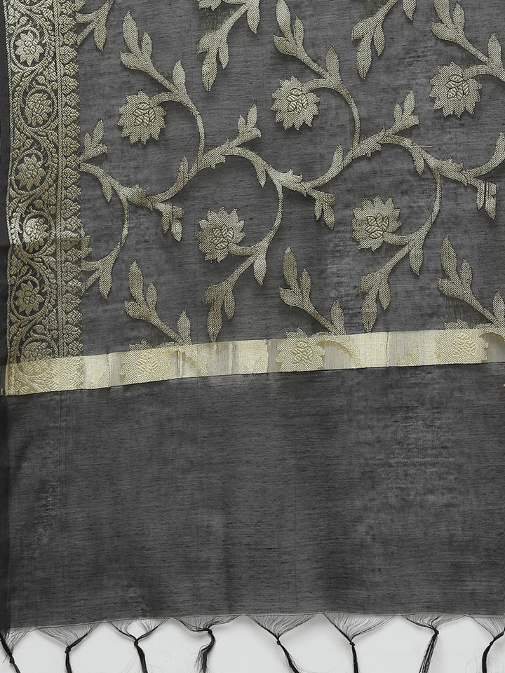 Banarasi Dress Material with Zari meenakari Stylish weaving and Handloom dupatta