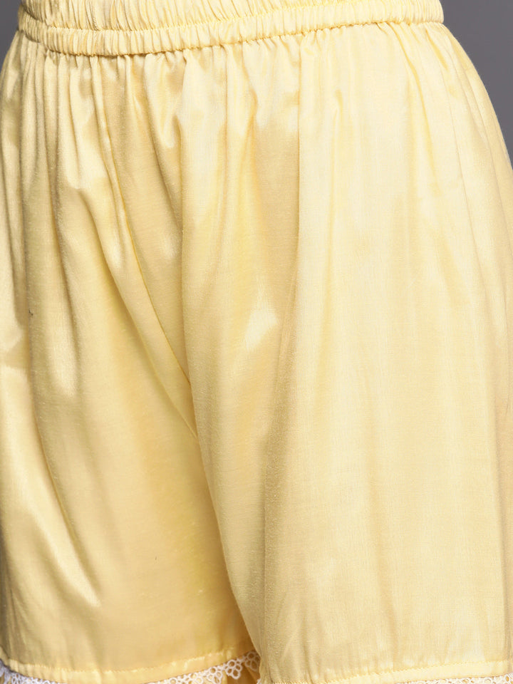 Chikankari Schiffli Sharara Suit with Chiffon Dupatta
