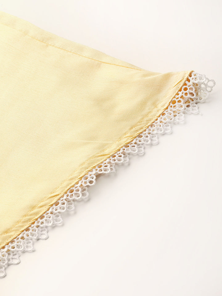 Chikankari Schiffli Sharara Suit with Chiffon Dupatta
