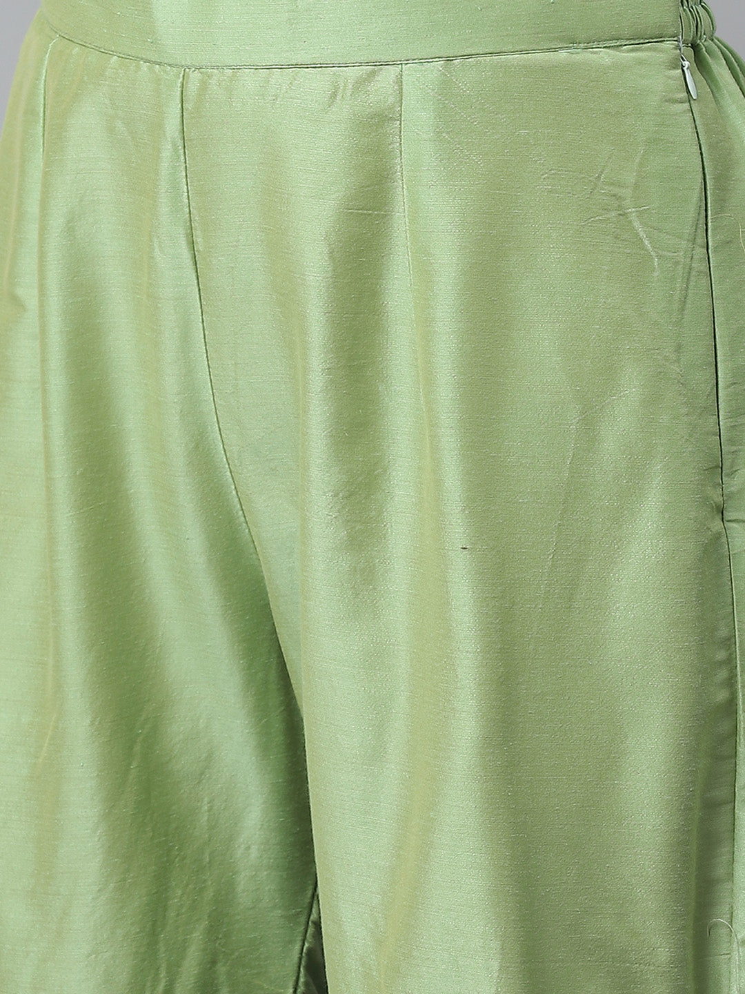 Banarasi Kurta Set with Zari meenakari Floral weaving and Handloom dupatta