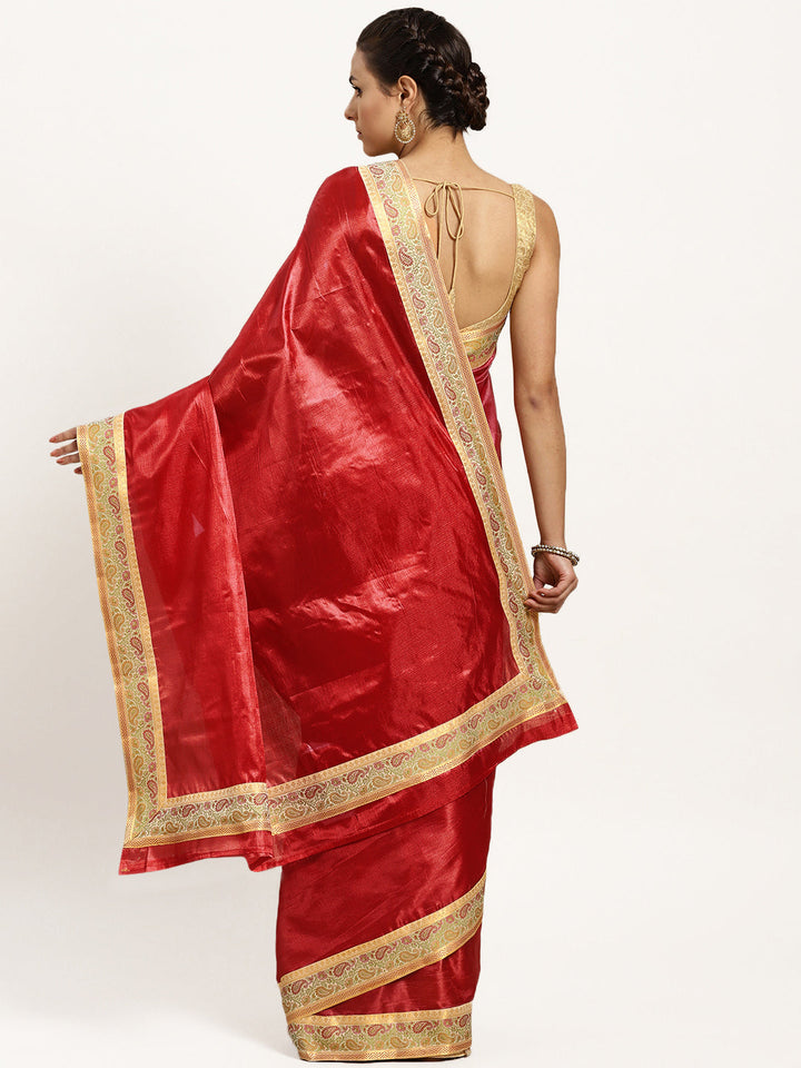 Tussar Silk Banarasi saree with Meenakari Pattern Border