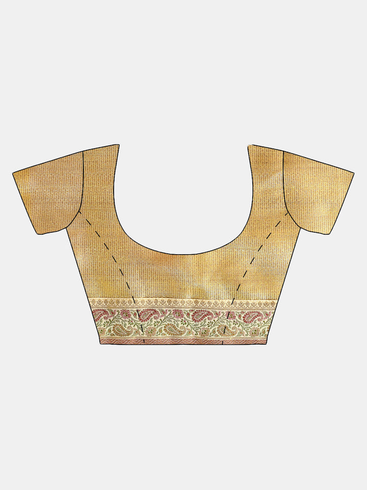 Tussar Silk Banarasi saree with Meenakari Pattern Border