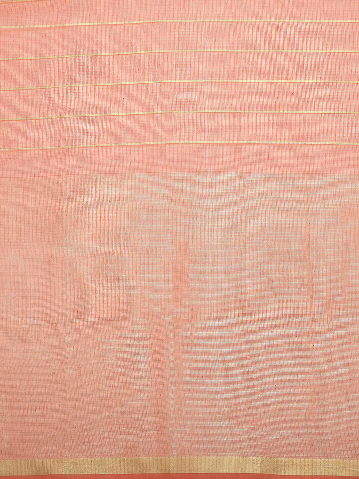 Chanderi Silk saree with intricate Zari weaving