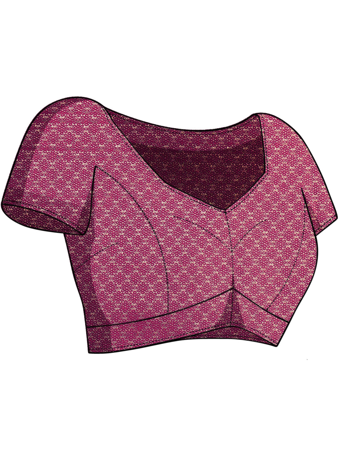 Traditional Banarasi Handloom Silk Saree with Ethnic Zari Paisley Weaving & Jhalar Pallu