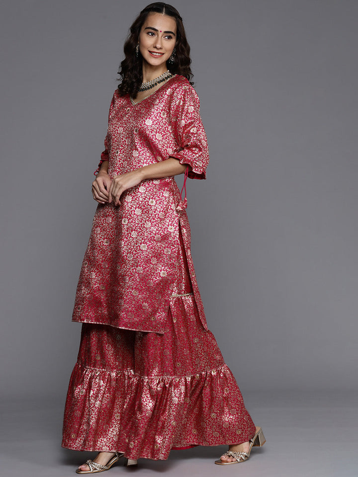 Unstitched Neemzari Banarasi Suit Salwar Set With Heavy Dupatta