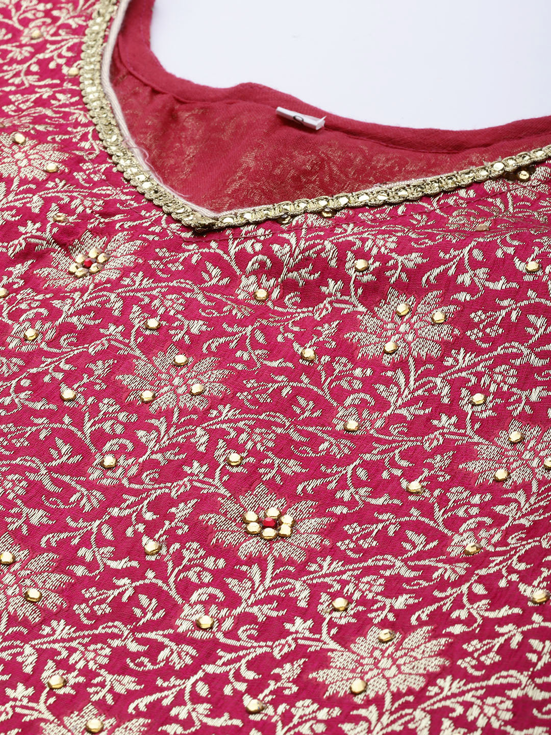 Unstitched Neemzari Banarasi Suit Salwar Set With Heavy Dupatta