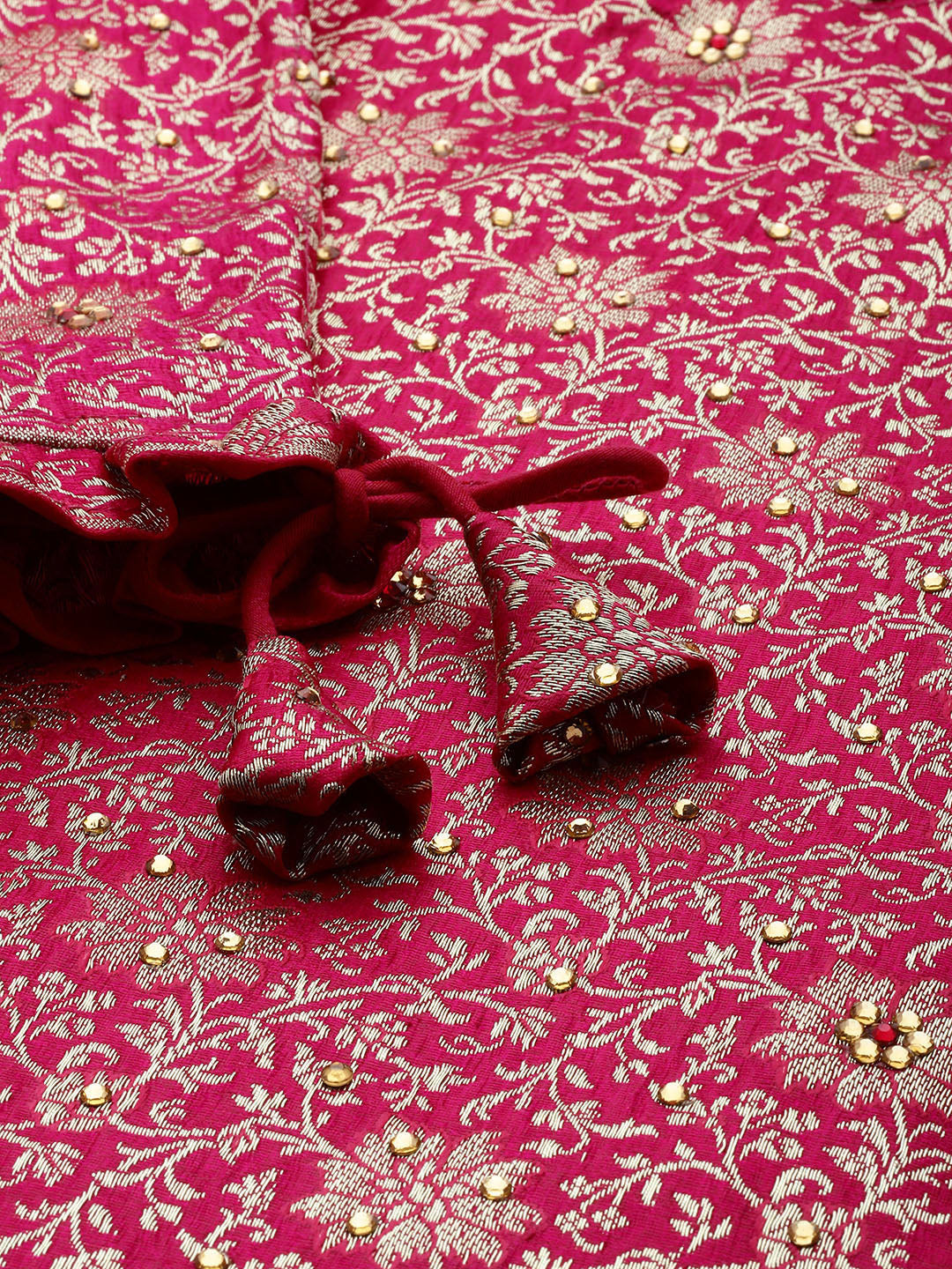 Unstitched Neemzari Banarasi Suit Salwar Set With Heavy Dupatta