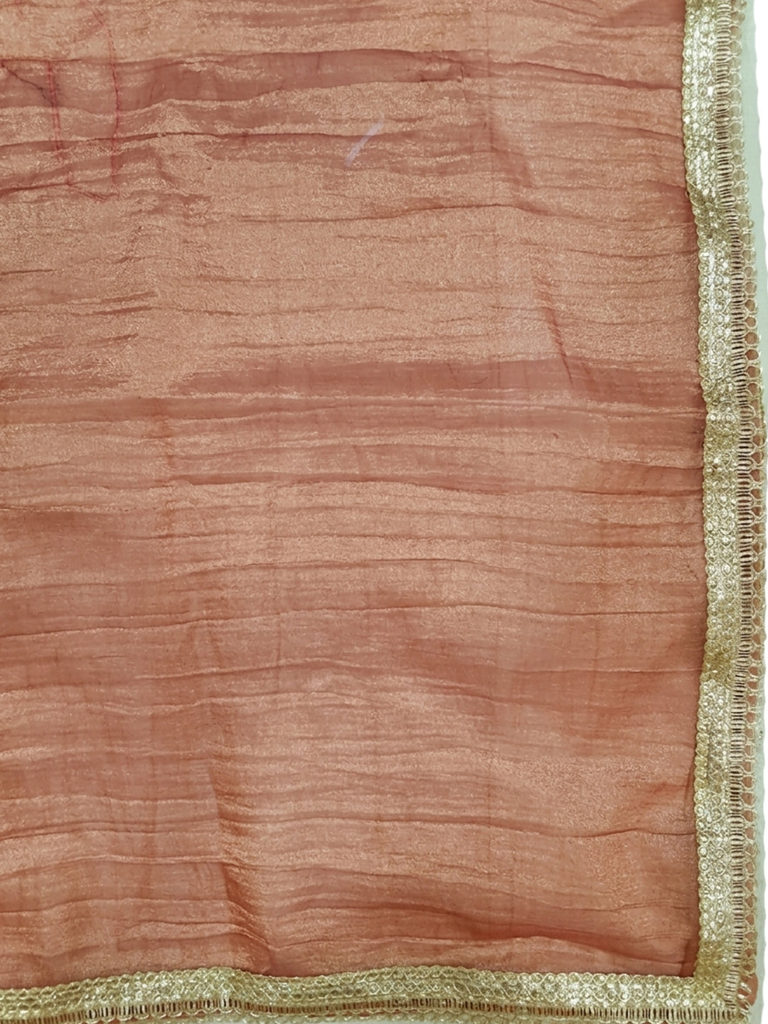 Rust Sequin Embroidered Punjabi Suit with Salwar and Dupatta