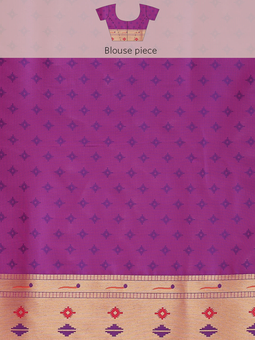Pink Zari Paithani Silk Handloom Saree with Meenakari Peacock Motifs