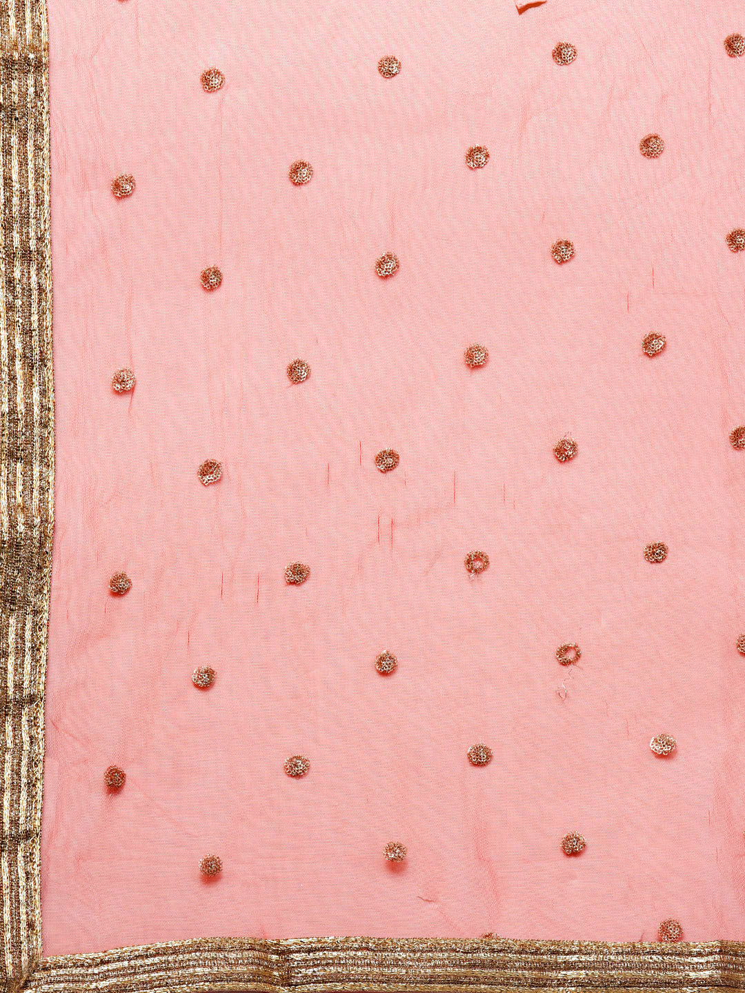 Floor Length Anarkali Gown with Zari Sequin Embroidery