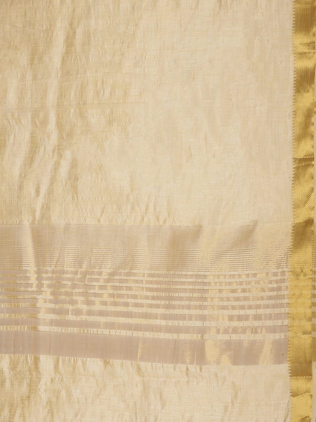 Dupion Silk saree with Peacock Motif Border