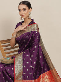 Chhabra 555 Ethnic Motifs Gold Zari Mysore Silk Bridal Handloom Woven Saree