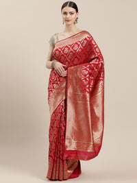 Kanjiwaram inspired Silk Saree