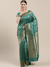 Kanjiwaram inspired Silk Saree