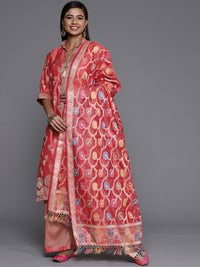 Made to Measure Banarasi Weaving Kurta Palazzo Set With Handloom Dupatta, Tassels.