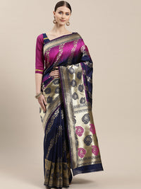 Kanjiwaram inspired Silk Saree