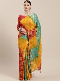 Ombre Gharchola Georgette Saree