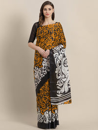 Chhabra 555 Mustard French Tussar Silk printed Saree with Goemetrical Colorblocking Digital design

Color: Mustard

Type: Tussar Sarees

Pattern: Printed

Pattern Type: Abstract

Ornamentation: NA

Border: Printed

Fabric: Silk Blend

Saree: 5.4 mtr., Width: 1.10 mtr, Blouse: 0.80 mtr
Dryclean Only

The CAD image gives a detailed look of the actual blouse piece that comes with this saree. The blouse used by the model in the pictures is only for styling purpose.