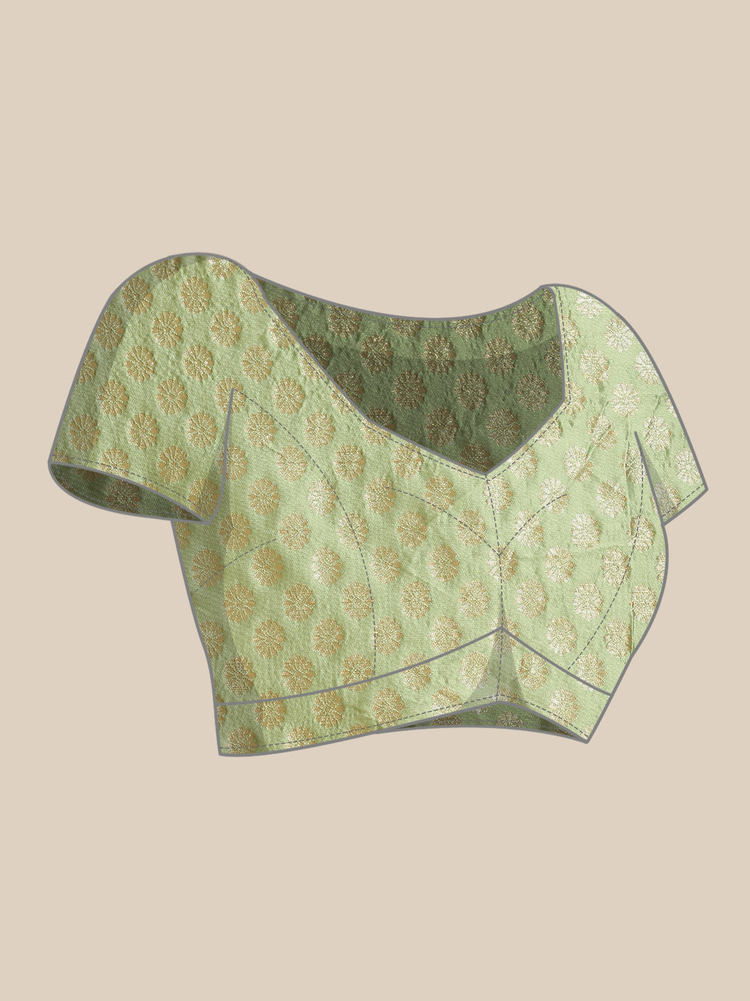 KOXQ4228 Orange Leheriya Print Georgette Saree with Sequin