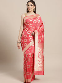 Chhabra 555 Mysore silk saree with jewelery inspired paisley motifs woven in silver zari