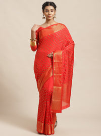 Handloom Raw Silk Saree with Zari Embroidery intricate Butas & Gold Zari Woven Border